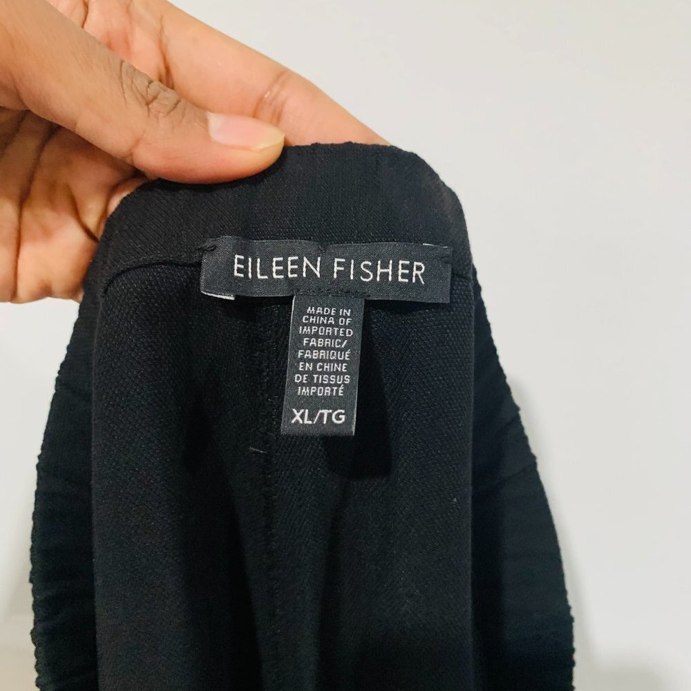 Eileen Fisher Women Size XL/TG Loose Fit Black Pants - Picture 7 of 7